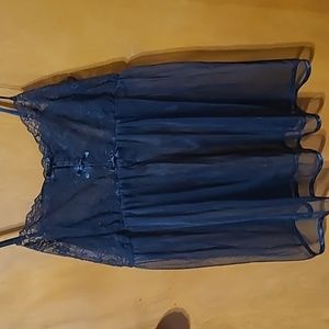See through black teddy